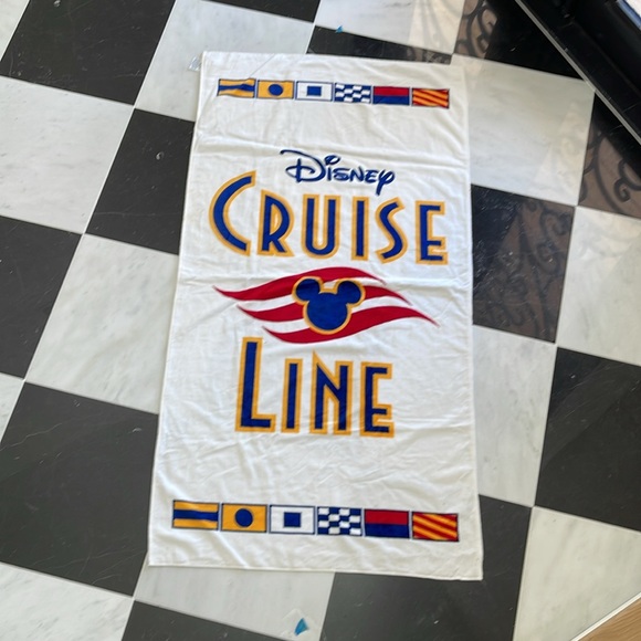Disney Other - 🛳️Disney Cruise Line Vintage Beach Towel New